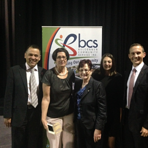 Chris Bourke MLA, Dira Horne (CEO BCS), Mary Porter MLA, Kim Fischer (#BetterBelconnen) and Dr Andrew Leigh MP.